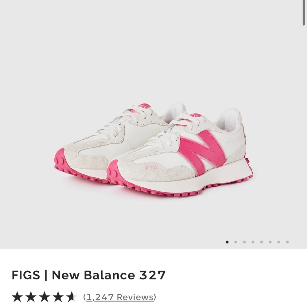 FIGS | New Balance 327 limited edition f*ing pink